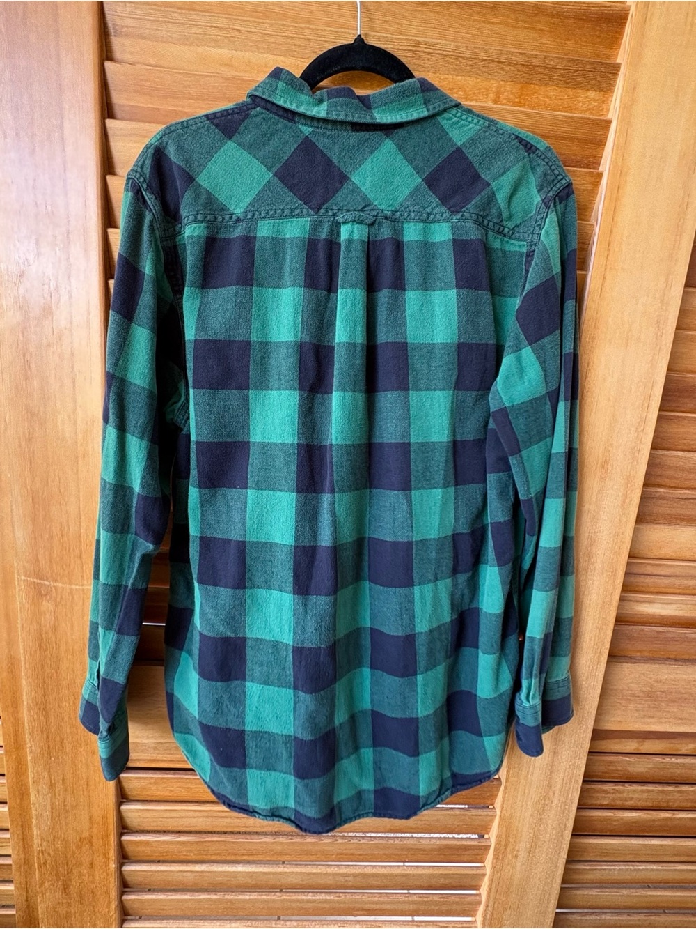 Vans Men’s Teal & Black Plaid Button-Down Shirt - Picture 3 of 4